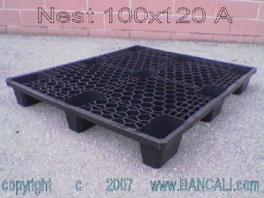 bancale per export 100x120 innestabile maglia esagonale