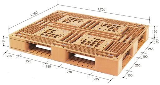 bancale perimetrale sovrapponibile 100x120 robusto rettang