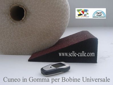 cuneo zeppa cunei zeppe in gomma universale per bobine