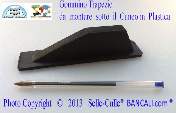 gommino trapezio per grip dei cunei in plastica per bobine