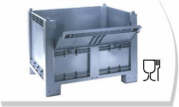 cargopallet box 80x120 h85 atossico con sportello