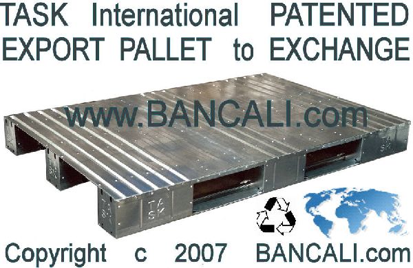 europallet in metallo per export 80x120