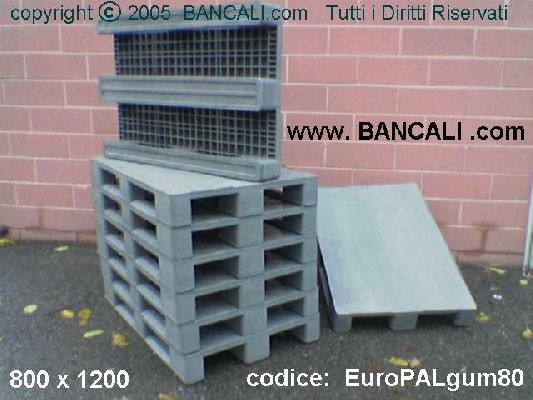 europallet robusto pianale chiuso 80x120 per uso universale